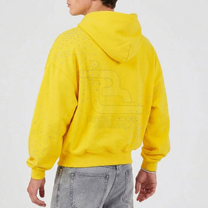Dernières tendances en matière de streetwear, sweats à capuche pour hommes en strass, vente en gros, fabriqués au Pakistan, basiques, respirants, légers, sweats à capuche en strass - Product Image 3