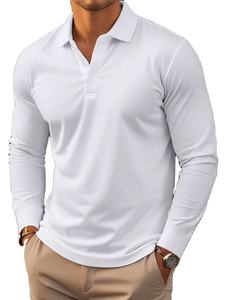 Camisa Polo Clásica Informal de Negocios, Anti-Pilling, Venta Directa de Fábrica, Camisas de Manga Larga para Hombre, Camisa Polo de Negocios de Primavera - Product Image 3