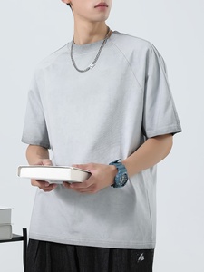 Wholesale New Design <b>Men</b> Acid Washed <b>t</b> <b>Shirt</b> 100% Cotton Blank Top Quality Acid Wash <b>T</b> <b>Shirts</b> For <b>Men</b> Solid Color Breathable - Product Image 5