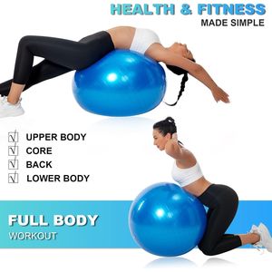 Palla da Yoga Antiscivolo e Anti-Scoppio con Pompa Rapida, Palla per Fitness e Parto, Sedia per Equilibrio - Attrezzatura Premium per Esercizi - Product Image 6