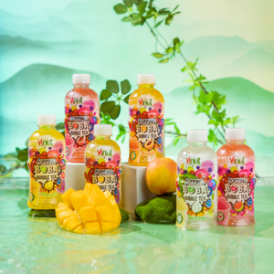 Meilleur prix de gros 320ml fabricant de jus de fruits tropicaux boisson à éclater Boba thé à bulles avec marque privée gratuite - Product Image 6