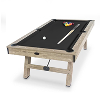 Table de billard et de snooker en chêne blanc Regal, 700 kg, qualité supérieure, robuste, pour une expérience de jeu ultime