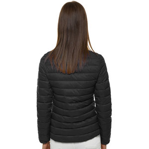 Veste matelassée de qualité supérieure pour femmes, col montant, fermeture éclair, chaude, coupe-vent, en polyester, pour l'hiver et les activités de plein air - Product Image 6