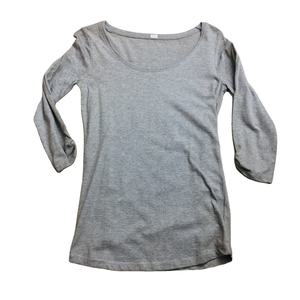 Camiseta de gran tamaño Vintage Heavyweight 100% algodón para mujer, camiseta informal de talla grande con estampado de hombros caídos para adolescentes - Product Image 1