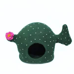 Lit pour chat en laine faite à la main, écologique, pour chats et petits animaux, design tendance, amovible, lavable, toutes saisons, maison pour chat - Product Image 4