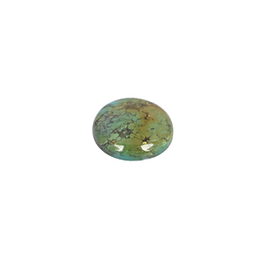 Turquesa Natural Redonda Cabujón Gema Verde Pulida 18x18mm 11.0 Cts USA para Fabricación de Joyas - Product Image 2