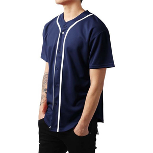 Maillot de baseball et de softball pour jeunes, personnalisé avec broderie, double tricot, sublimation, maille, boutons, maillot de baseball et de softball pour hommes - Product Image 2