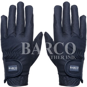 Gants d'équitation professionnels de haute qualité, demi-doigts, fermeture auto-agrippante, polyester, vêtements de sport unisexes, meilleur prix abordable - Product Image 3