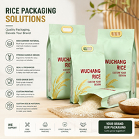Sacs en plastique personnalisables de 25 kg, impression en héliogravure, sacs d'emballage pour farine et riz, 1 kg, 2 kg, 5 kg à 10 kg avec poignée, qualité alimentaire