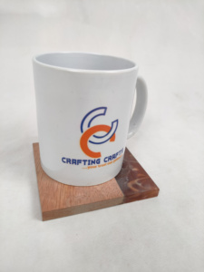 แผ่นรองแก้วไม้วอลนัทคุณภาพดี เป็นมิตรกับสิ่งแวดล้อม งานฝีมือทันสมัย GALARE RCF ขนาดสั่งทำได้ ผลิตในอินเดีย หนา 4 มม. เหมาะสำหรับใช้ในบ้านและร้านอาหาร - Product Image 5