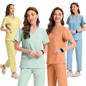 Conjunto Médico Unisex de Rayón Tejido, Transpirable, Suave, de Alta Calidad, con Logotipo Personalizado, Antipilling, de Secado Rápido, al Mejor Precio - Product Image 6