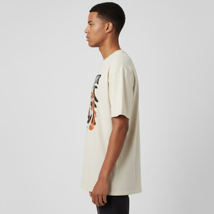 T-shirt personnalisé avec logo imprimé, effet délavé, en jersey 100% coton épais, coupe épaules tombantes, séchage rapide, pour la vente en gros - Product Image 5