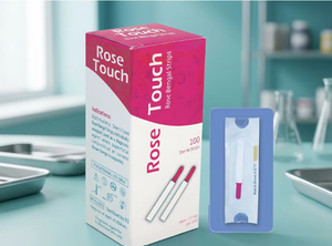 แผ่นเช็ดตาสำหรับผ่าตัด ยี่ห้อ Rose Touch (Rose Bengal Strips) บรรจุ 100 แผ่น ใช้ครั้งเดียวทิ้ง ขายดี - Product Image 2
