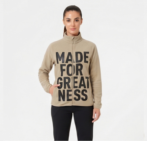 Chaqueta Deportiva de Poliéster Estampada con Cuello Alto para Mujer, 100% Poliéster, Chaqueta Deportiva Estampada para Dama - Product Image 3