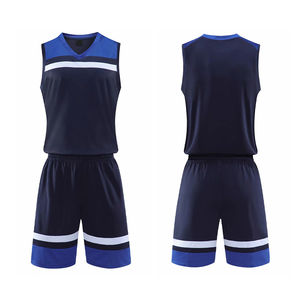 Uniformes de Baloncesto sin Mangas Transpirables de la Mejor Calidad, Hechos a Medida, 100% Poliéster, Nuevo Diseño, Verano, Unisex, para Uso Deportivo - Product Image 1