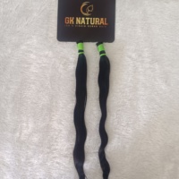 Extensions de cheveux humains vierges bruts sans trame, texture naturelle pour tresseurs professionnels