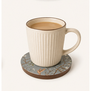 Luxury Meenakari Wooden <b>Coaster</b> Set Bird Design Table Mat <b>for</b> Hot Coffee Cups & Mugs <b>Drink</b> <b>Coasters</b> <b>for</b> Home Decor & Bulk - Product Image 6