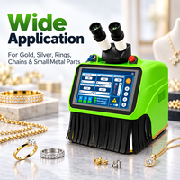 Soudeuse laser professionnelle pour bijoux Riselaser 60W YAG, machine de soudage par points pour la réparation de bagues en or et en argent avec écran HD et microscope