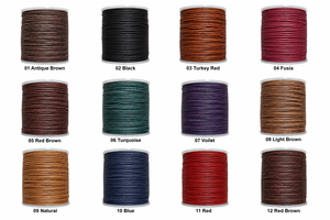 Cordon en cuir véritable de 1,5 mm pour la fabrication de bijoux Y S INTERNATIONAL YS-292 Bracelets Colliers Bricolage Artisanat Service de fabrication d'échantillons - Product Image 2