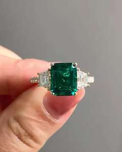 Anillo de Diamante Moissanita de Oro Real de 14K para Mujer, Joyería de Aniversario Hecha a Mano con Logotipo Personalizado, Proveedor Directo - Product Image 4