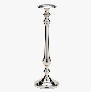 Luxury Silver Metal Pillar Candle Holder <b>Tall</b> <b>Candlestick</b> Stand Modern Decorative Tabletop Centerpiece for Wedding Home Decor - Product Image 1