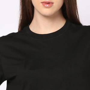 T-shirt classique vierge pour femme, col rond unisexe, 220 GSM, hauts streetwear, vêtements de sport, t-shirts d'extérieur - Product Image 4