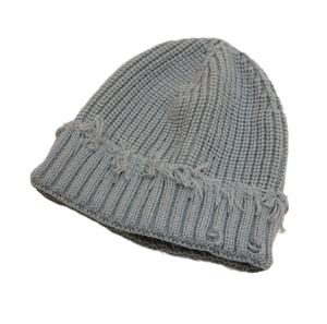 Bonnet unisexe en tricot style vintage avec tissu extensible côtelé, doux et chaud, idéal pour un usage quotidien décontracté. - Product Image 4