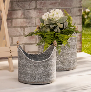 Pièce maîtresse de la collection de pots de fleurs multi-usages, sculpture en métal artisanale de style moderne pour la décoration de table à la maison ou à l'hôtel, design imprimé 2026 - Product Image 4