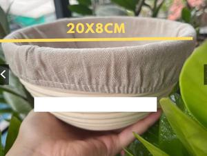 Cesta de fermentación de ratán natural artesanal para masa de pan de levadura, ideal para panaderías al por mayor - ¡Venta caliente! - Product Image 3