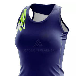 ชุดยูนิฟอร์มเน็ตบอลผู้หญิงแบบแห้งเร็ว ระบายอากาศได้ดี สกรีนโลโก้ได้ตามต้องการ ไซส์พลัส ผลิตจากโพลีเอสเตอร์ - Product Image 5