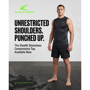 Camiseta Deportiva sin Mangas para Hombre, de Poliéster y Elastano, Compresión, para Entrenamiento de BJJ y MMA, Marca Privada OEM - Product Image 5