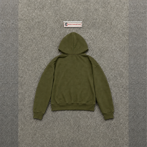 PREMIUM OLIVE PULLOVER OLIVE GREEN GRAPHIC OVERSIZED <b>HOODIE</b> MODERN STREET STYLE STATEMENT PRINT <b>HOODIE</b> CLASSIC STREETWEAR PULLOV - Product Image 6