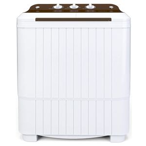 Lavatrice Semi-Automatica XPB35 188S 16.5Lbs Standard USA a Doppio Tubo, Opzione Bicolore Bianco e Marrone - Product Image 1