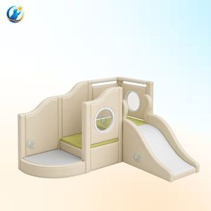 Article populaire : Équipement de jeu souple pour enfants d'intérieur, couleurs variées, écologique, toboggan commercial personnalisé avec fenêtre pour centre commercial et usage domestique - Product Image 1