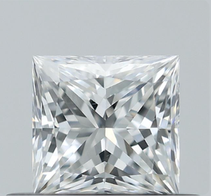 Aniva pour diamant naturel certifié 0,46 ct E VS1 taille princesse, référence ND052, pour la fabrication de bijoux fins - Product Image 1