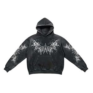 Winter Sun Fade Eco-Friendly Heavy Weight <b>Hoodie</b> for <b>Men</b> Women Made with 100% Cotton <b>Fleece</b> Best Street & Casual Wear - Product Image 1