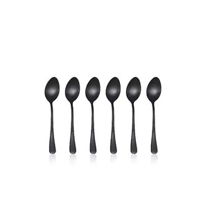 ชุดช้อนโลหะทันสมัยสำหรับชาและกาแฟ |   ช้อนคนน้ำตาล ช้อนเสิร์ฟของหวาน และช้อนส้อมขัดเงาทนทานสำหรับรับประทานอาหาร - Product Image 6