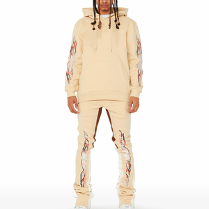 Ensemble de survêtement épais et ample pour homme, style streetwear décontracté, idéal pour le sport et la gym - Product Image 2