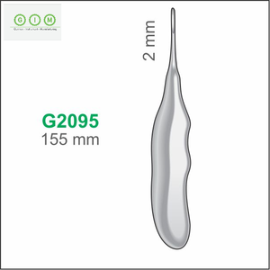 Élévateur chirurgical Bein pour l'extraction dentaire et la chirurgie dentaire, en acier inoxydable 420, autoclavable, instrument dentaire réutilisable - Product Image 4