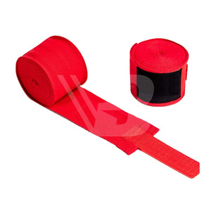 Custom Logo Neoprene & Cotton Dummy <b>Boxing</b> Hand Wraps 180 Inch Elastic Support Wrist Bandages Factory Customized - Product Image 3