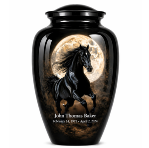 โกศบรรจุอัฐิสำหรับผู้ใหญ่ ลายพิราบขาวสวยงาม แบบกำหนดเองและสั่งทำพิเศษ พร้อมสติกเกอร์เคลือบเงา สำหรับใส่เถ้ากระดูกในพิธีศพ - Product Image 4