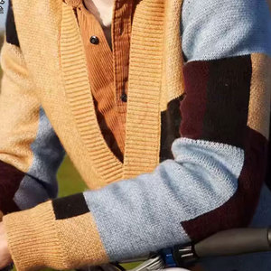 Cardigan pour homme en tricot doux, pull décontracté pour tous les jours, tenue de mode hivernale pour homme - Product Image 6