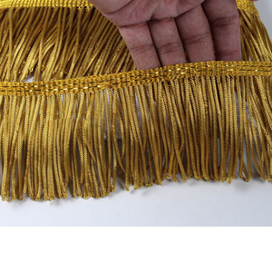 Flecos Metálicos Hechos a Mano al por Mayor para Pancartas y Vestimentas, Borde Decorativo de Flecos Metálicos Dorados - Product Image 4