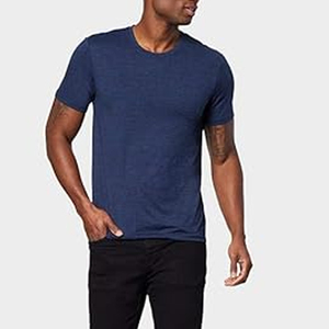 T-shirt en coton à col rond pour homme, coupe standard, tissu doux et confortable, tissu de qualité supérieure, logo personnalisé, vêtements OEM ODM, fournisseur en gros d'usine - Product Image 3