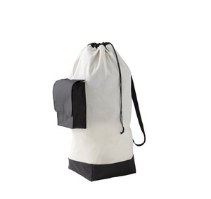 Bolsa de Lavandería de Algodón, Bolsa de Lavandería Grande de Poliéster, Bolsas de Lavandería Ligeras para Viaje, Cierre con Cordón, Logotipo Personalizado, Venta al Por Mayor - Product Image 5