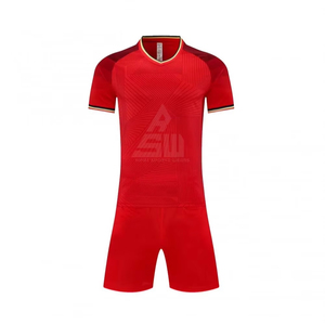 Conjunto de Uniforme de Fútbol Personalizado, Multicolor, Manga Corta, Antibacteriano, Secado Rápido, Transpirable, Ropa de Equipo, Fabricante OEM - Product Image 1