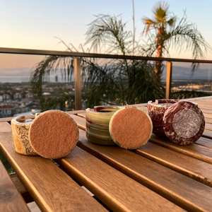 Sous-verres en onyx marbré personnalisés faits à la main avec support, décoration élégante pour la table à manger - Product Image 5