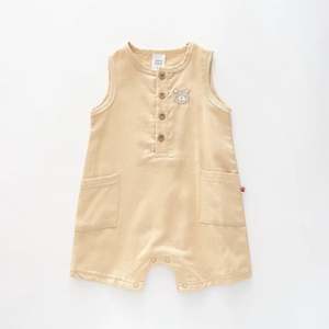 Impressionnante qualité Design élégant tissu barboteuse bébé vêtements nourrissons couleur barboteuses Onesie manches courtes body combinaisons à vendre - Product Image 3