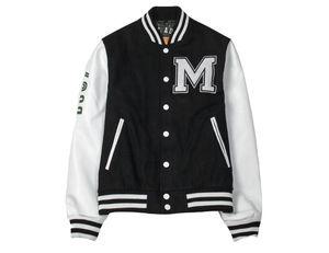 Chaqueta Varsity para Hombre, Estilo Urbano, Casual, para Exteriores, con Cierre de Cremallera, Corte Regular, MOQ Bajo - Product Image 1