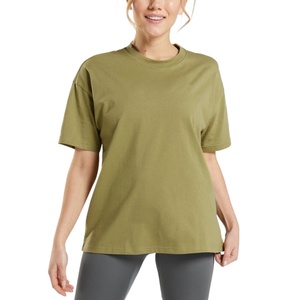 Camisetas de algodón de primera calidad, personalizadas en tamaño y color, nuevo diseño para mujer, estilo urbano, recién llegadas. - Product Image 6